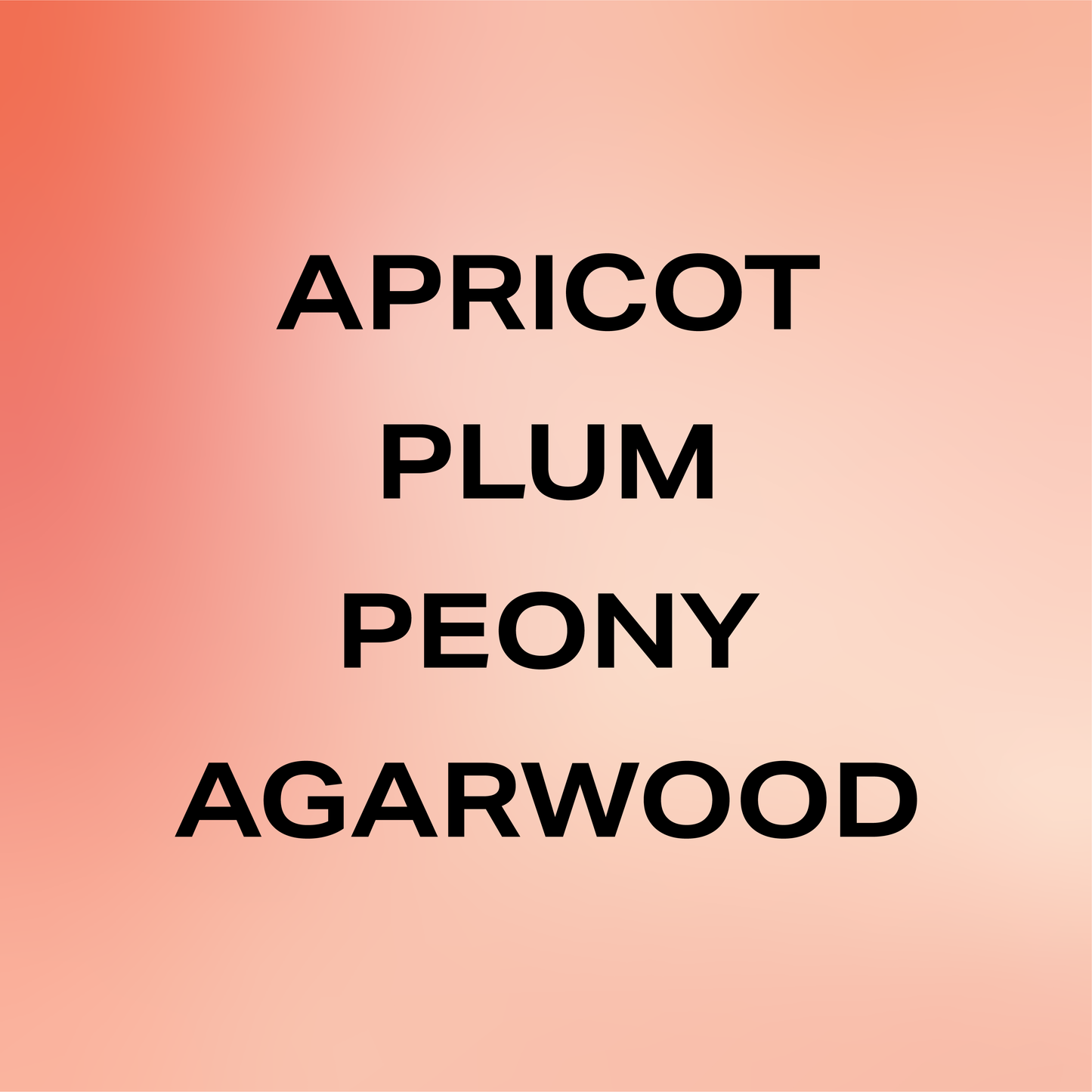 Apricot privee fragrance notes